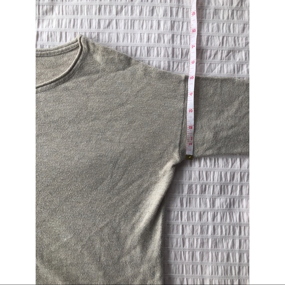 Neutral Casual Sweater with Straight Edge Bottom - Picture 12 of 12